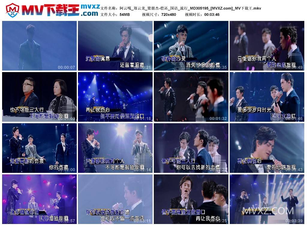 阿云嘎_郑云龙_梁朋杰-偿还_国语_流行_MD305195